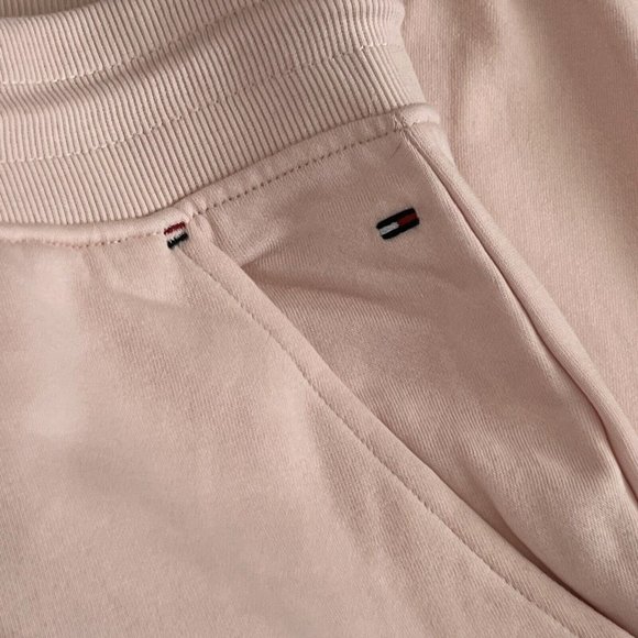 TOMMY HILFIGER Women PLUS SIZE 2X Flag Logo Soft Fleece Jogger Pants Pink - Picture 5 of 8